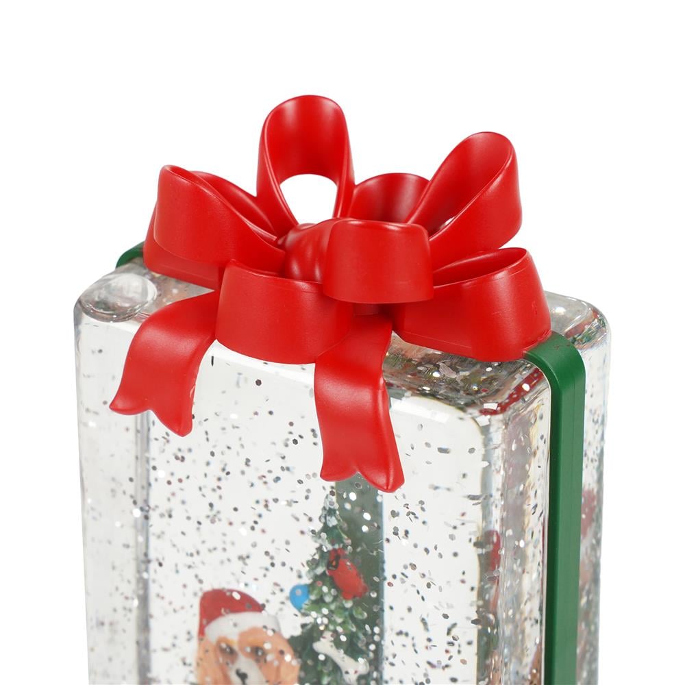 ของตกแต่งกล่องดนตรี SNAZZ LOVELY DOG 10x18 ซม. สีเขียว