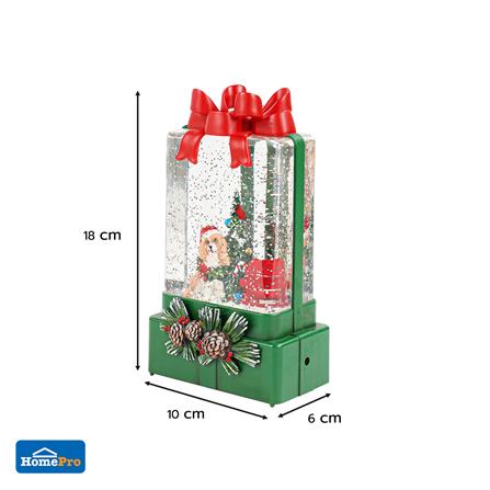 ของตกแต่งกล่องดนตรี SNAZZ LOVELY DOG 10x18 ซม. สีเขียว_6