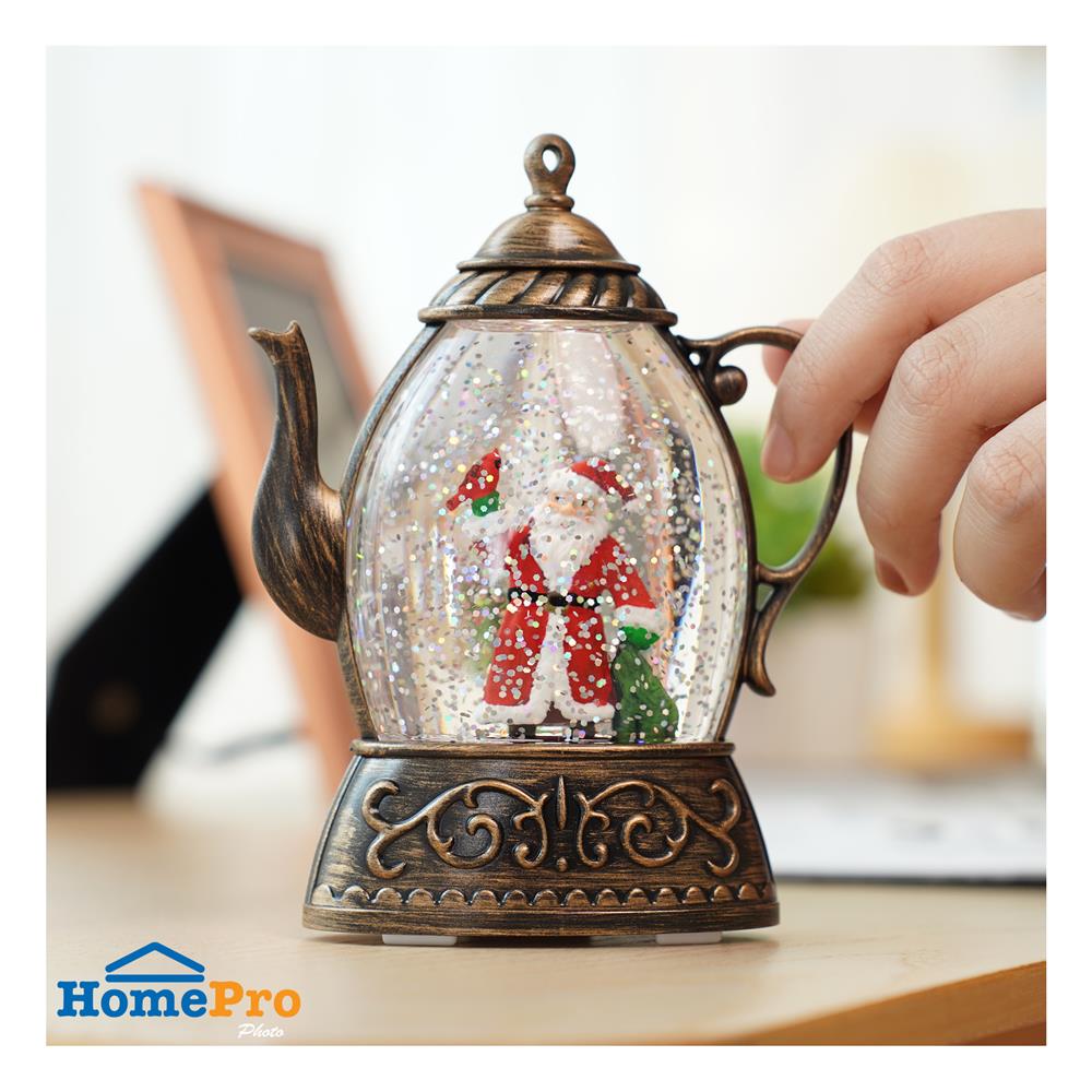 ของตกแต่ง SNAZZ SANTA LAMP 10x13.5 ซม. สีดำ