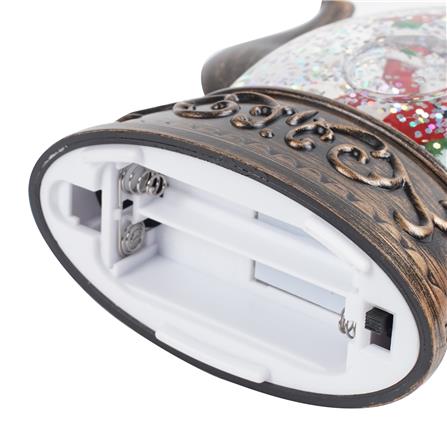 ของตกแต่ง SNAZZ SANTA LAMP 10x13.5 ซม. สีดำ_3