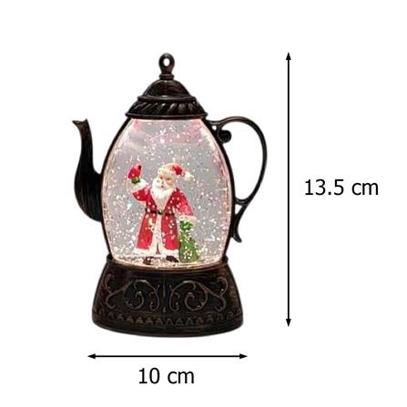 ของตกแต่ง SNAZZ SANTA LAMP 10x13.5 ซม. สีดำ_2