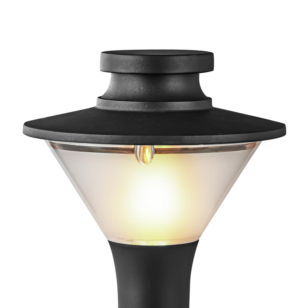 ไฟหัวเสา CARINI 921F สีดำ