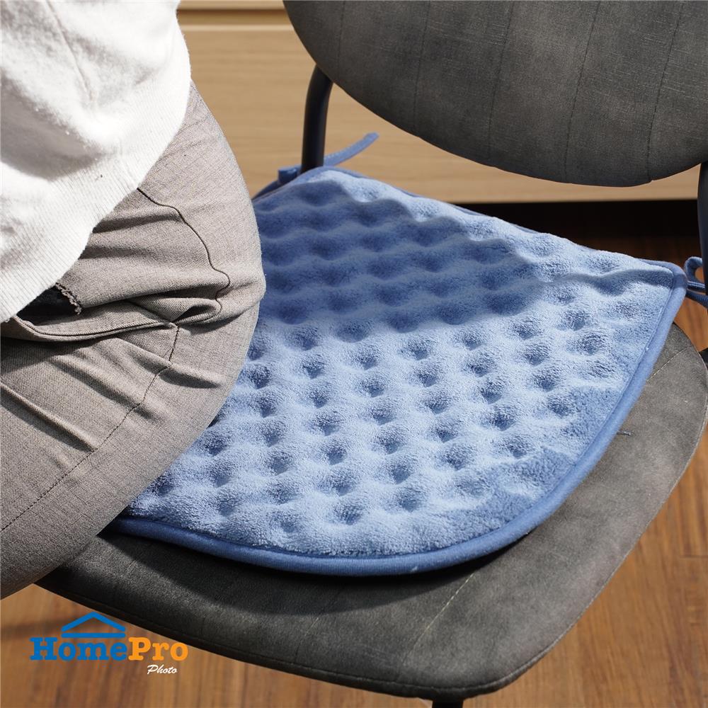 เบาะรองนั่ง HOME LIVING STYLE HARU 16x16 นิ้ว สีน้ำเงิน (แพ็ก 2 ชิ้น)