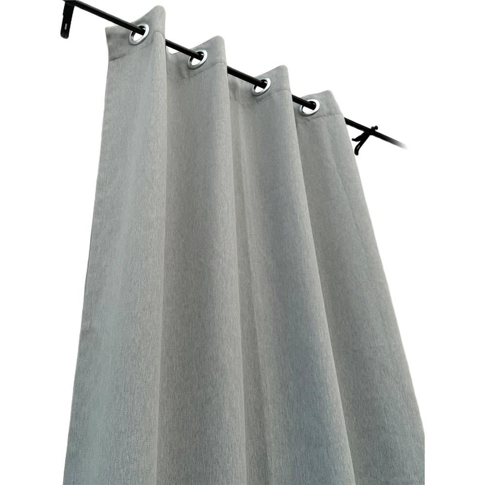 ผ้าม่าน EYELET HOME LIVING STYLE SOLID UV 130x220 ซม. สีเทา