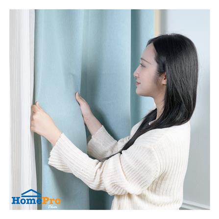 ผ้าม่าน EYELET HOME LIVING STYLE SOLID UV 130x220 ซม. สีฟ้า_3