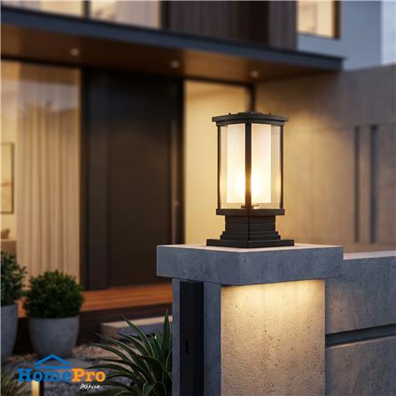 ไฟหัวเสา CARINI 908FS สีดำ_3