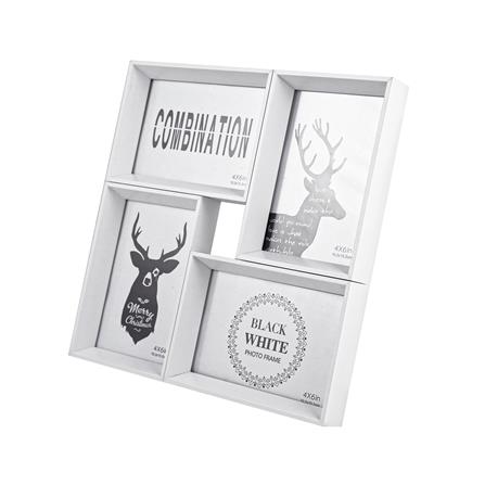 กรอบรูป 4 ช่อง SNAZZ DEER สีขาว_1