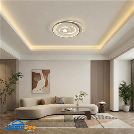 ไฟเพดาน LED CARINI CR124 22 นิ้ว 55 วัตต์ DAYLIGHT/COOL WHITE/WARM WHITE สีขาว_1