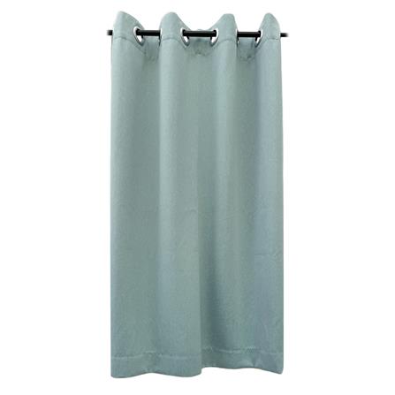 ผ้าม่าน EYELET HOME LIVING STYLE SOLID UV 130X160 ซม. สีฟ้า_0