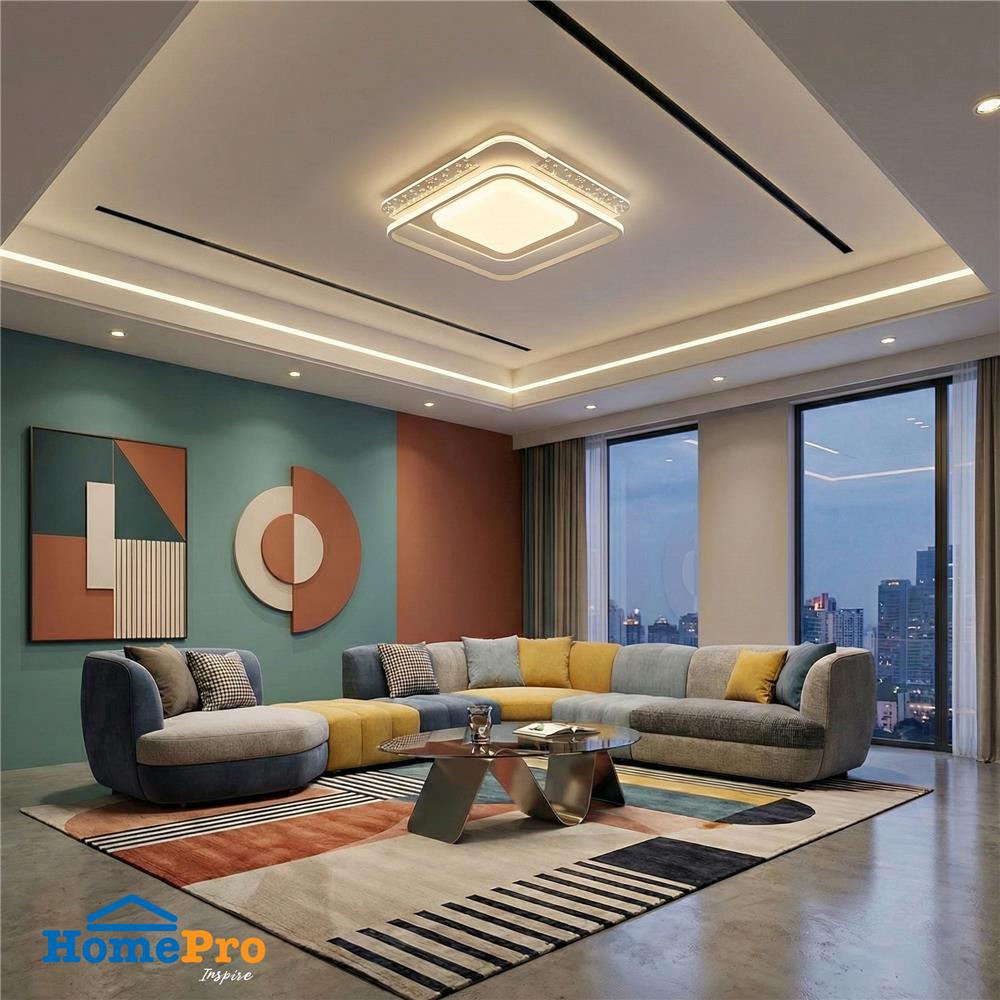 ไฟเพดาน LED CARINI CR121 20 นิ้ว 54 วัตต์ DAYLIGHT/COOL WHITE/WARM WHITE สีขาว