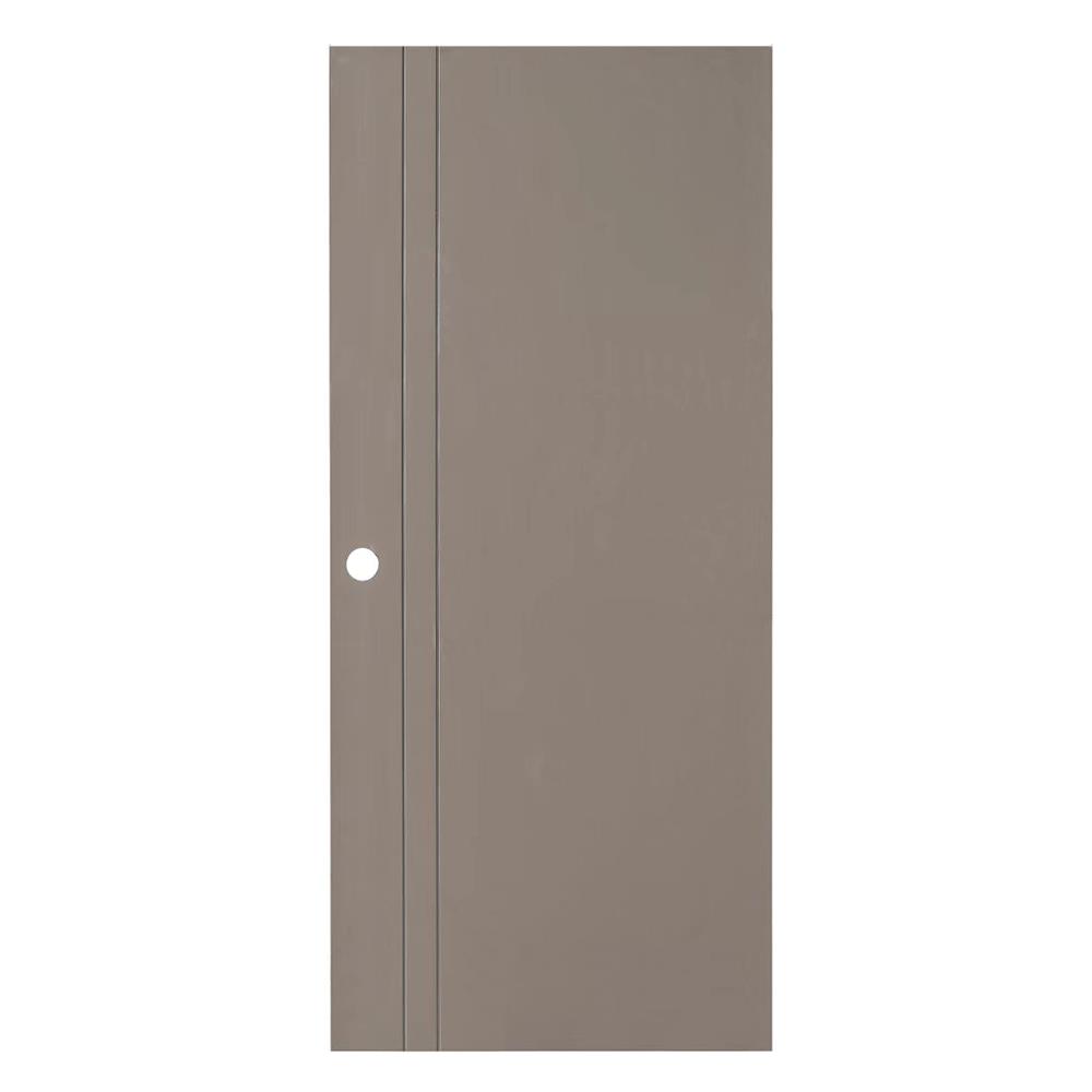 ประตูห้องน้ำ UPVC เจาะลูกบิด AZLE AZ 2-GY 70x200 ซม. สีเทา