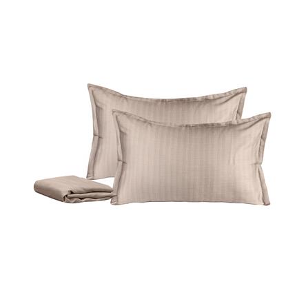 ชุดผ้าปูที่นอน 6 ฟุต (ชุด 3 ชิ้น) BENETTA VELA สี BROWN_1