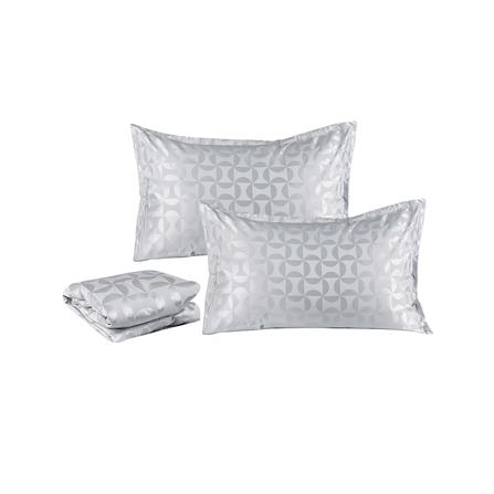 ชุดผ้าปูที่นอน 5 ฟุต (ชุด 3 ชิ้น) BENETTA LUMINOUS สี SILVER_1