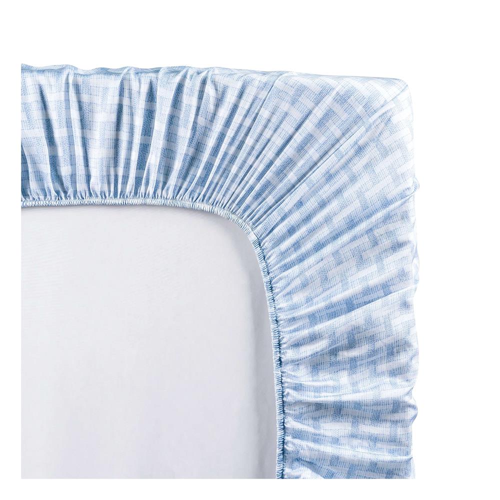 ชุดผ้าปูที่นอน 6 ฟุต (ชุด 3 ชิ้น) BENETTA LUMEA สี BLUE