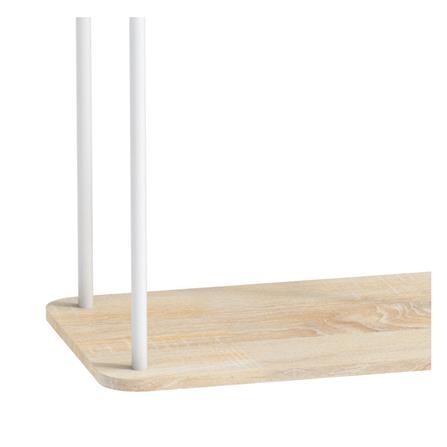 ราวแขวนผ้า 2 ราวแขวน PLIM ARRIS 80 ซม. สีขาว_2