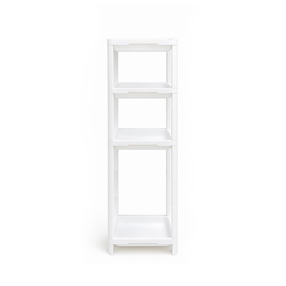ชั้นวางของ 4 ชั้น STACKO FLEXI 32x42.5x101 ซม. สีขาว