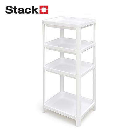 ชั้นวางของ 4 ชั้น STACKO FLEXI 32x42.5x101 ซม. สีขาว_0