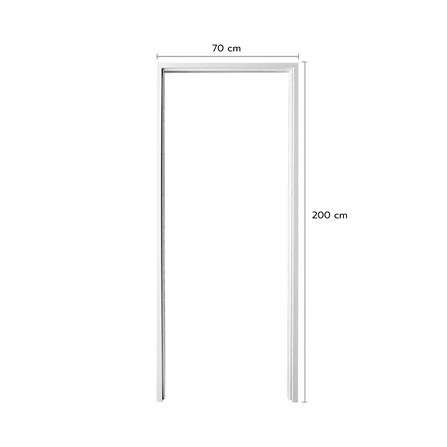 วงกบประตู UPVC AZLE AZ 1 70x200 ซม. สีขาว_5