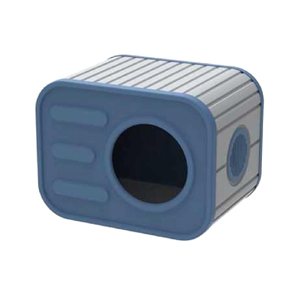 บ้านสัตว์เลี้ยง DPETT CAT HAVEN สีเทา-ฟ้า