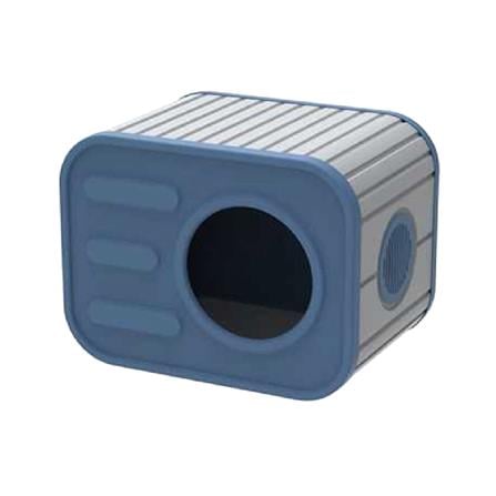 บ้านสัตว์เลี้ยง DPETT CAT HAVEN สีเทา-ฟ้า_0