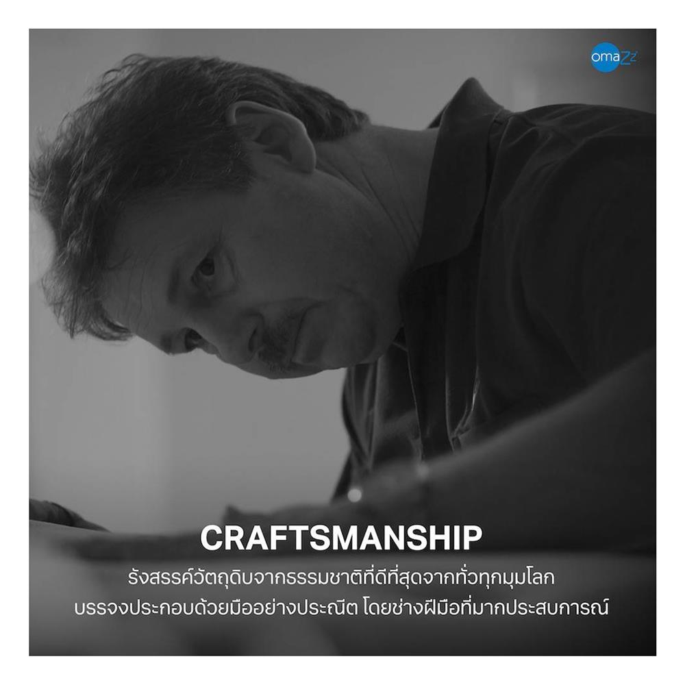 ที่นอน 6 ฟุต OMAZZ FENTOUS (พร้อมชุดเครื่องนอน 8 ชิ้น)