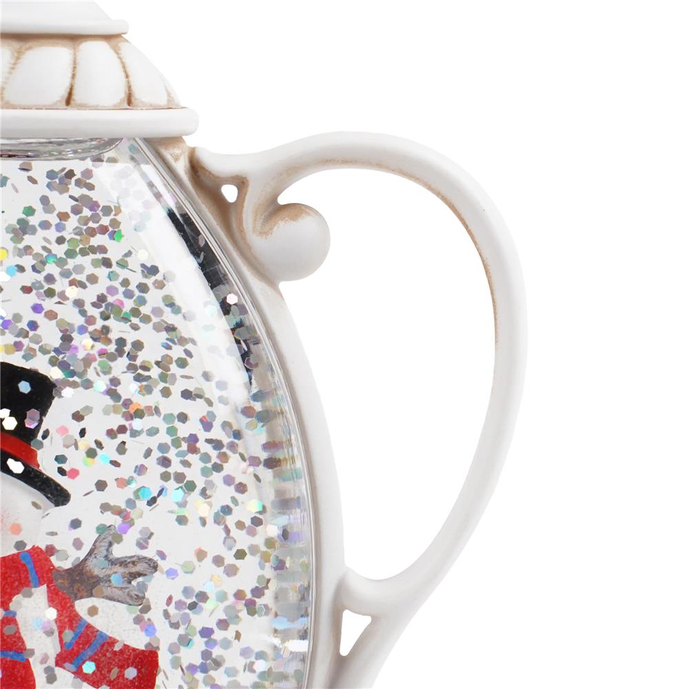 ของตกแต่ง SNAZZ SNOW LAMP 10x13.5 ซม. สีขาว