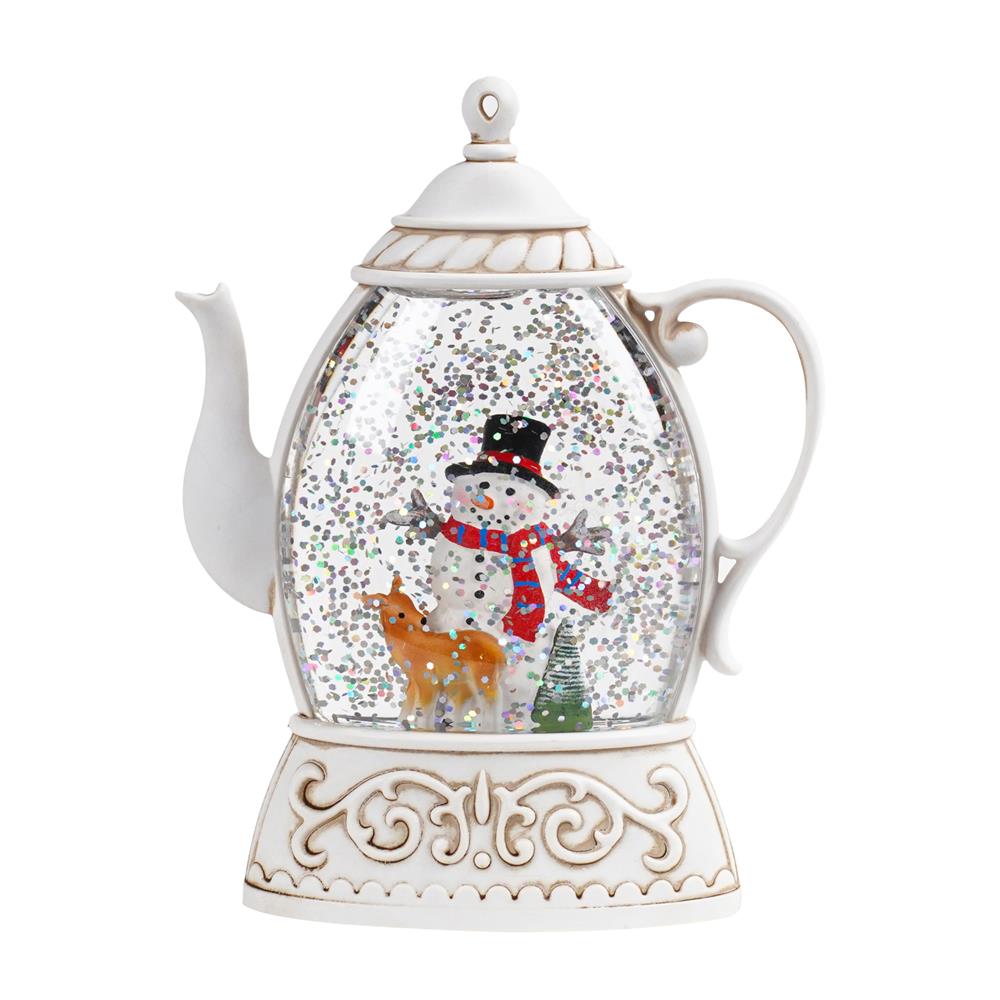 ของตกแต่ง SNAZZ SNOW LAMP 10x13.5 ซม. สีขาว_1