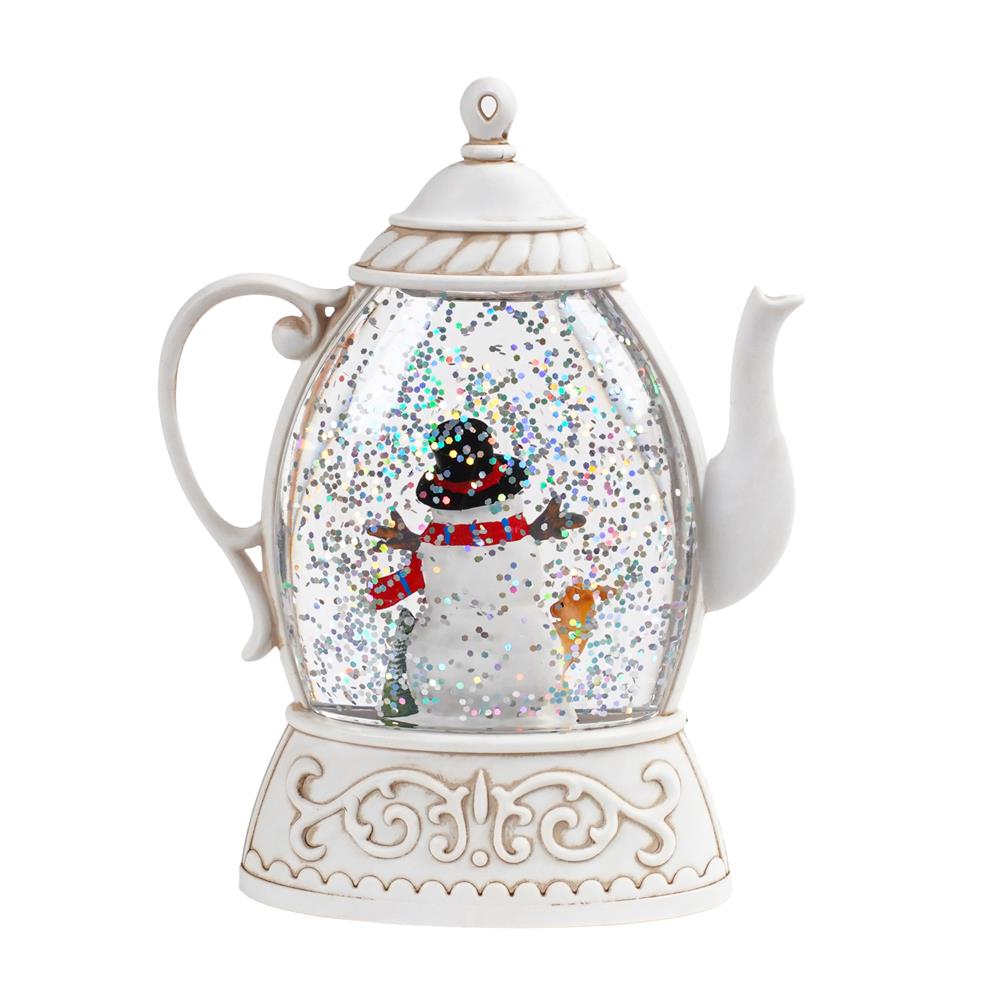 ของตกแต่ง SNAZZ SNOW LAMP 10x13.5 ซม. สีขาว