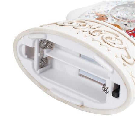 ของตกแต่ง SNAZZ SNOW LAMP 10x13.5 ซม. สีขาว_4