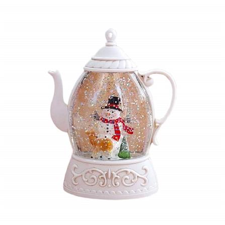 ของตกแต่ง SNAZZ SNOW LAMP 10x13.5 ซม. สีขาว_0