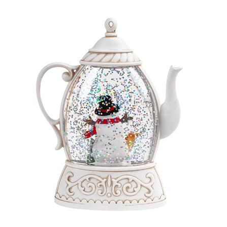 ของตกแต่ง SNAZZ SNOW LAMP 10x13.5 ซม. สีขาว_2