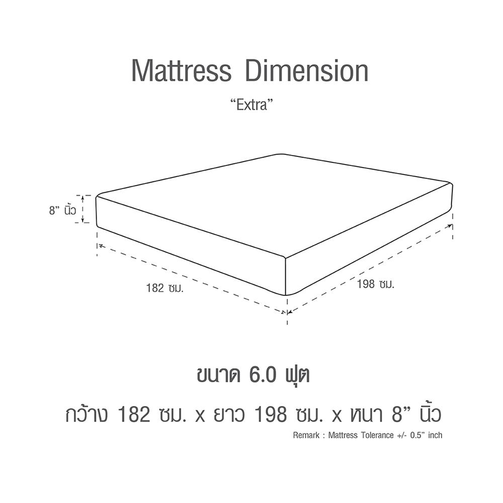 ที่นอน 6 ฟุต SERA EXTRA