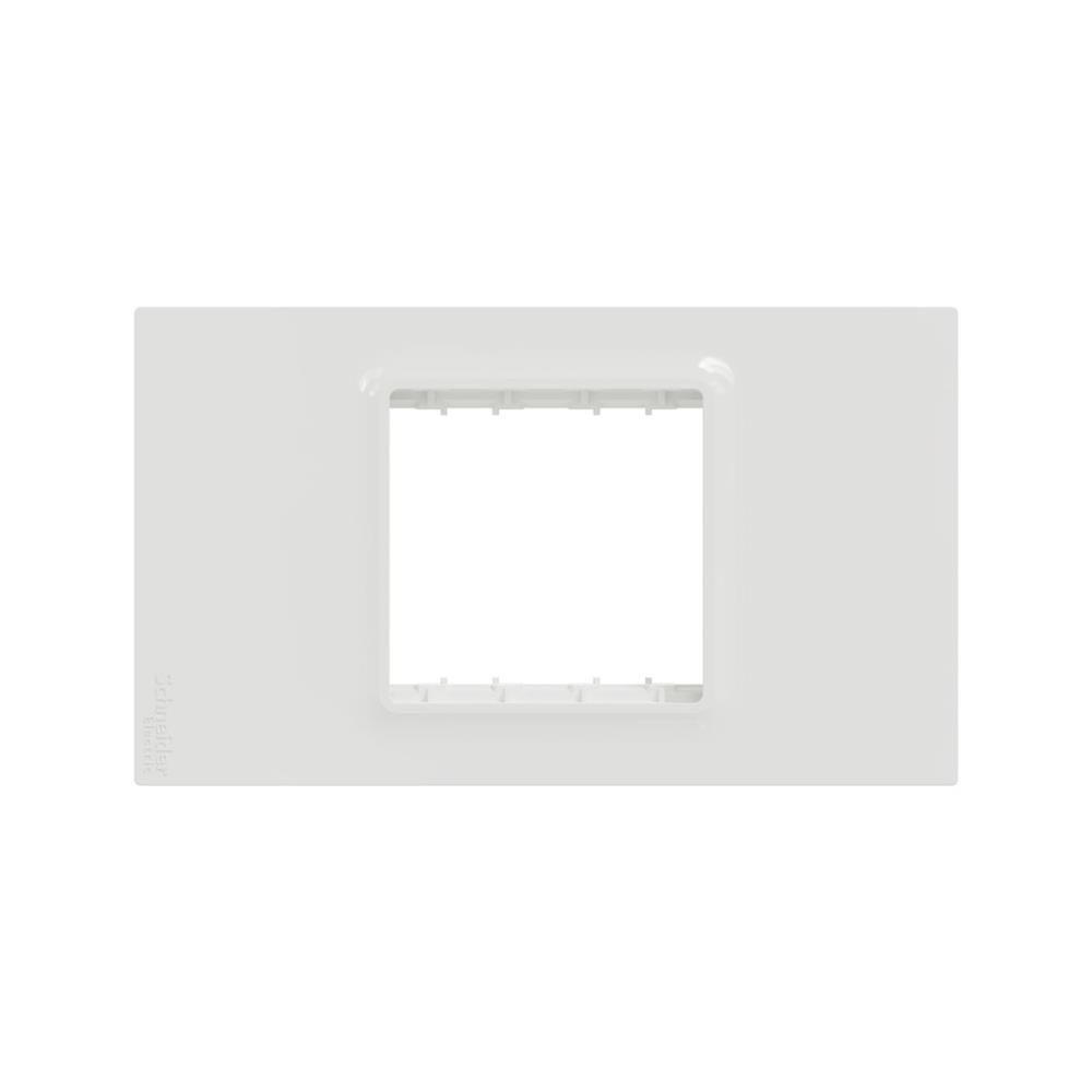 หน้ากาก 2 ช่องกลาง SCHNEIDER M3TS02_WE MILUZ