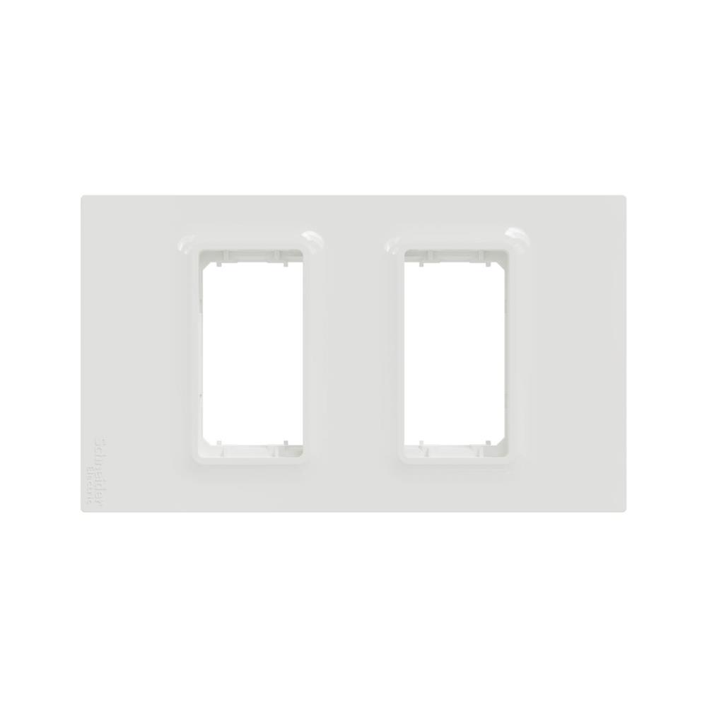 หน้ากาก 2 ช่อง SCHNEIDER M3TS01XS_WE MILUZ