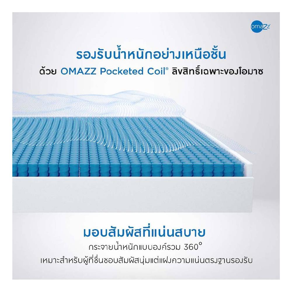 ที่นอน 6 ฟุต OMAZZ FINCHLEY (พร้อมชุดเครื่องนอน 8 ชิ้น)