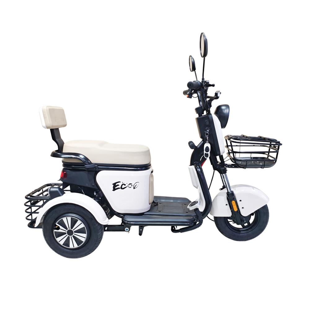จักรยานไฟฟ้า 3 ล้อ EM EM8 สีขาว