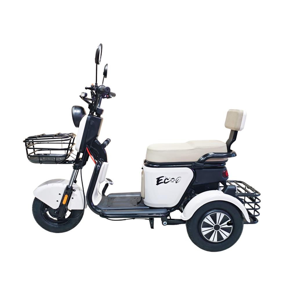 จักรยานไฟฟ้า 3 ล้อ EM EM8 สีขาว