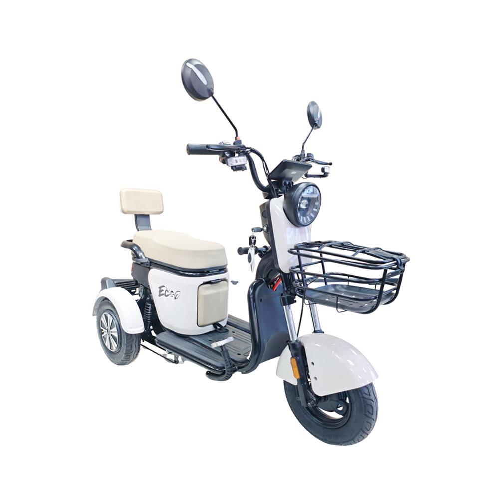จักรยานไฟฟ้า 3 ล้อ EM EM8 สีขาว
