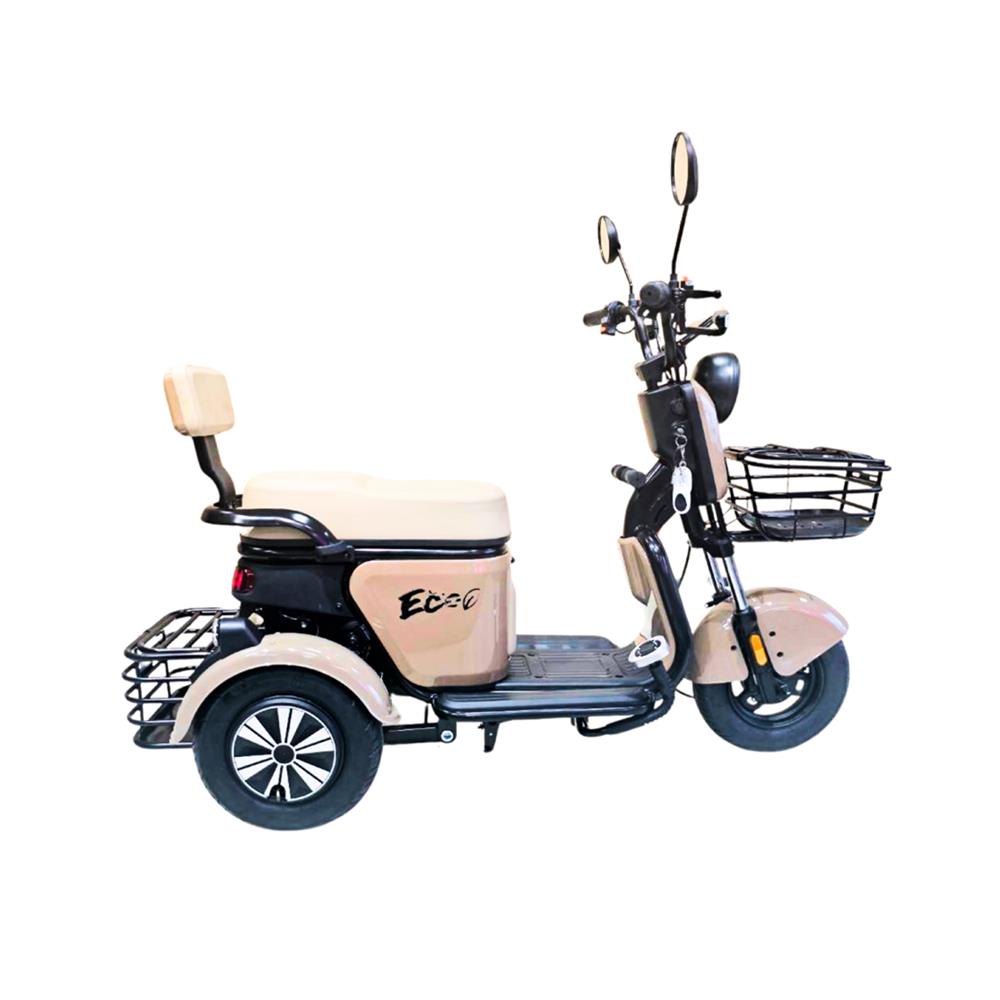 จักรยานไฟฟ้า 3 ล้อ EM EM8 สีน้ำตาล