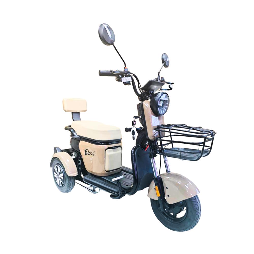 จักรยานไฟฟ้า 3 ล้อ EM EM8 สีน้ำตาล