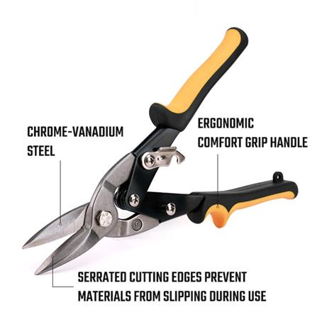 กรรไกรตัดโลหะแบบตัดตรง WORKPRO 10 นิ้ว_3