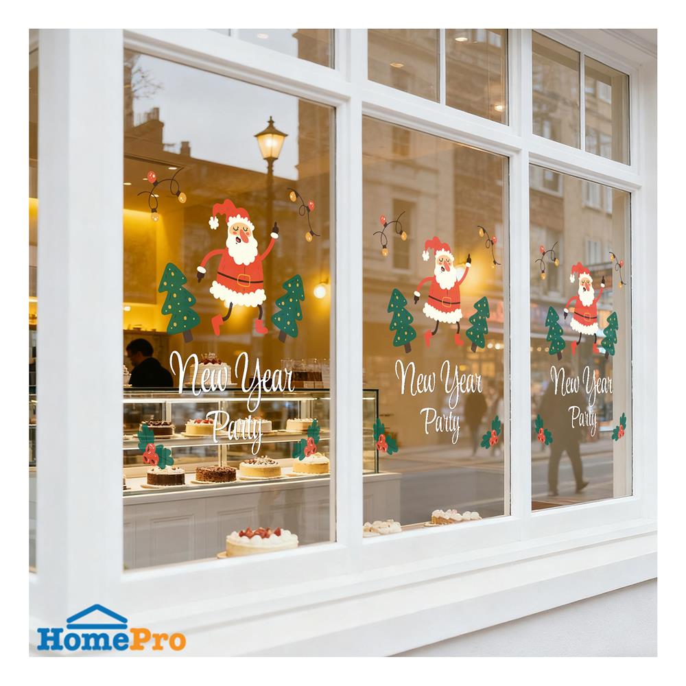 แผ่น PVC สุญญากาศ HOME LIVING STYLE NEW YEAR 38x43 ซม.