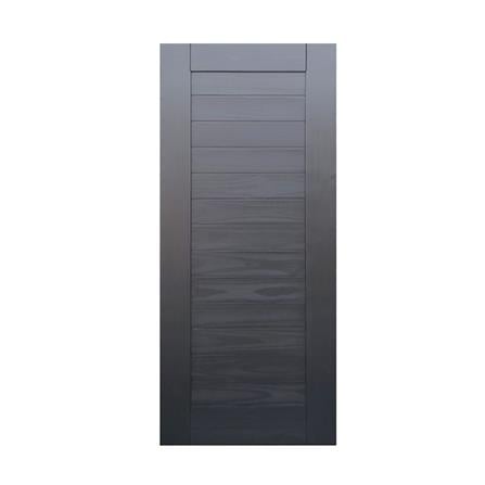 ประตูไม้สน ไม่เจาะลูกบิด D2D ECO PINE EZERO29 80x200 ซม. สี BLACK ASH_0