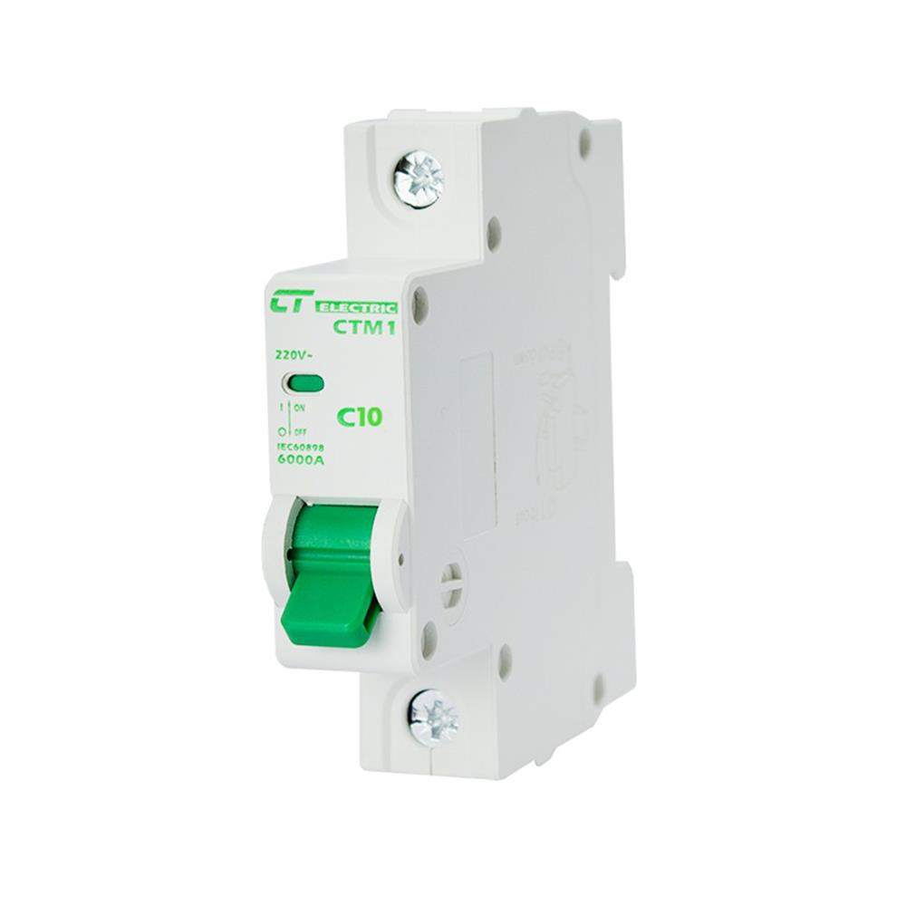 เบรกเกอร์ 10 แอมป์ 1 โพล CT ELECTRIC CTM1-63C