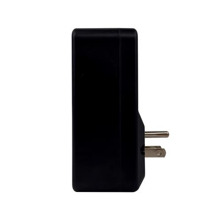 อุปกรณ์กันแรงดันไฟเกิน/ไฟตก พร้อมเต้ารับสามขา HACO 15 แอมป์ 180-260 โวลต์ สีดำ_2