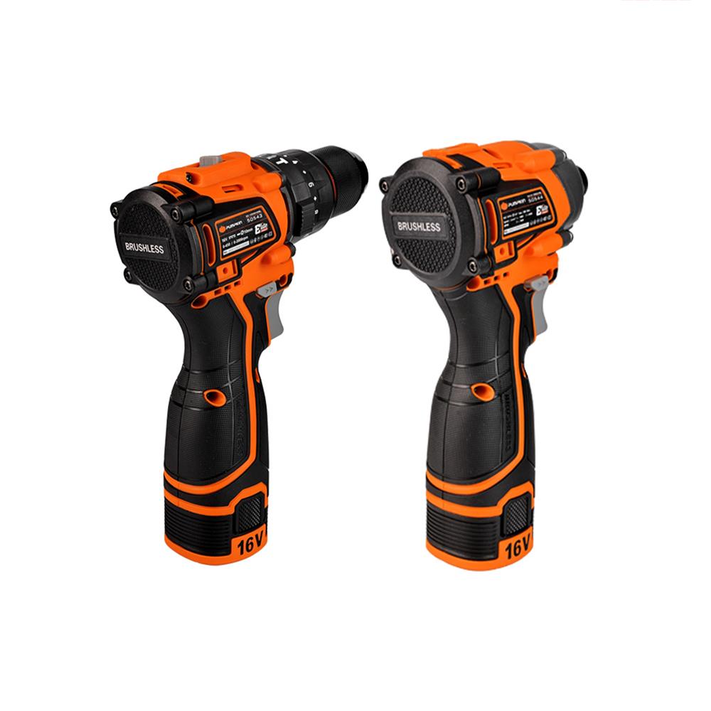 ชุดสว่านไร้สาย (พร้อมแบตเตอรี่และแท่นชาร์จ) PUMPKIN 50467 EC-16IMDID-202CK 16 โวลต์