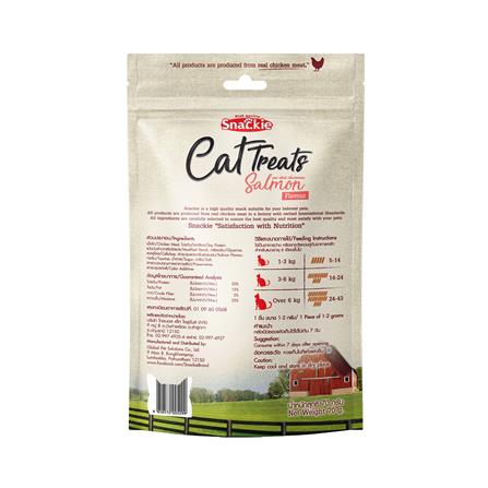 ขนมแมว SNACKIE CAT TREATS รสแซลมอน 70 ก._1