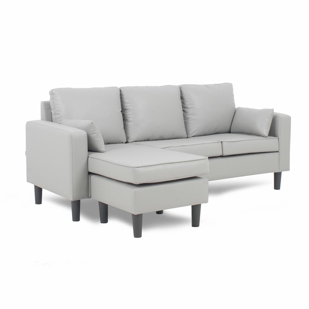 โซฟาเข้ามุม FURDINI MAFIA สีเทา