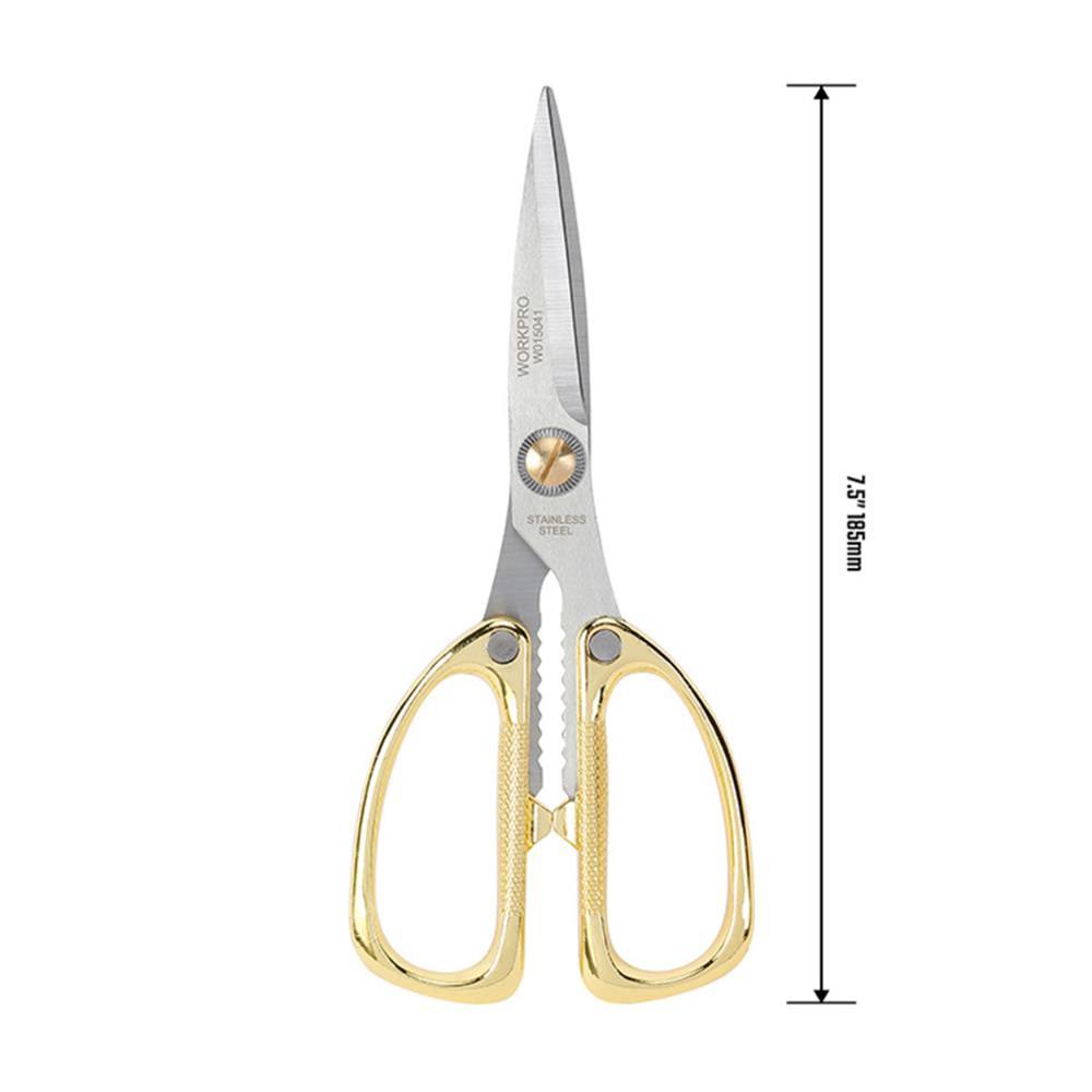กรรไกรสเตนเลสอเนกประสงค์ WORKPRO 7 นิ้ว