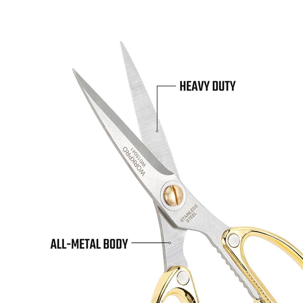 กรรไกรสเตนเลสอเนกประสงค์ WORKPRO 7 นิ้ว